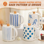 Load image into Gallery viewer, 1.0-Liter Ceramic Electric Kettle, 1000W Rapid Boil, Tea Kettles Pot &amp; Hot Water Boiler For Coffee &amp; Tea, Teapot Auto Shut-Off, Boil-Dry Protection