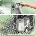 Load image into Gallery viewer, Maestri House Milk Frother, Variable Temp and Froth Thickness DualFro 600 Milk Frother Steamer, 21OZ Smart Touch Control Milk Warmer, Dishwasher Safe, Memory Function for Latte&amp;Hot Chocolate (White)