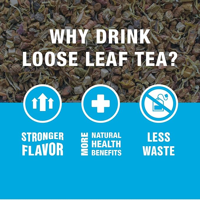 Tiesta Tea - Apple Cider, Loose Leaf, Caramel Apple Herbal Tea, Non-Caffeinated, Makes Hot or Iced Up to 20-25 Cups, 2oz Resealable Pouch