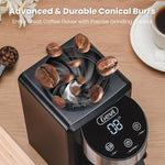 Load image into Gallery viewer, Gevi Coffee Grinder Electric,Coffee Bean Grinder with 35 Grind Settings for Espresso,Drip,French Press,Burr Coffee Grinder for Home Use,Anti-static Design,Black