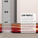 Load image into Gallery viewer, Ottomanson Hallway Runner Rug 1'10" x 7' Non Slip Trellis Area Rugs Easy to Clean Laundry Rug Runner Durable &amp; Pet Friendly Floor Carpet Runners for Hallways Entryway Living Room Kitchen Bathroom, Red