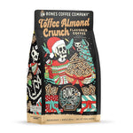 Load image into Gallery viewer, Bones Coffee Company Toffee Almond Crunch, Toffee Almond Flavored Coffee, Medium Roast Low Acid Arabica Beans Compatible with Auto drip and French Press Coffee Maker, 12 Oz Whole Bean