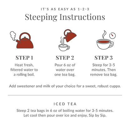 The Republic of Tea – Lucky Irish Breakfast Black Tea Bags, Naturally Caffeinated, 250 Servings