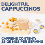 Load image into Gallery viewer, Victor Allen's Coffee Sweet and Salty Caramel Flavored Cappuccino, 12 Count, Single Serve Coffee Pods for Keurig K-Cup Brewers
