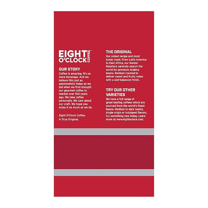 Eight O'Clock Coffee The Original, Medium Roast, Whole Bean Coffee, 21 Ounce, 100% Arabica, Kosher Certified (Pack of 2)