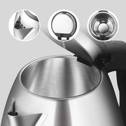 TOPWIT Electric Kettle, 2.0L Hot Water Kettle Electric, BPA-Free Stainless Steel Tea Kettle, Electric Kettles for Boiling Water with Fast Boil, Auto Shut-Off & Boil Dry Protection, Silver