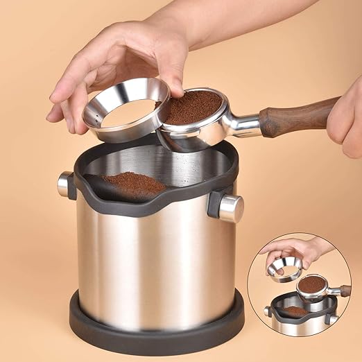 Stainless Steel Espresso Dosing Funnel Compatible with 58mm Portafilter