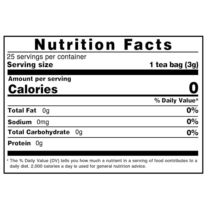 TEARELAE - Mullein Tea Bags For Lungs - 2.65 oz/75g (3g X 25 Bags) - 100% Pure Natural Premium Mullein Leaf Tea - Non-GMO - Caffeine-free - Good For Respiratory System