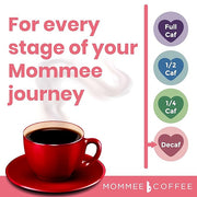 Mommee Coffee - Decaf | Low Acid, Organic, Fair Trade, Water Processed | Ground, 22 oz.
