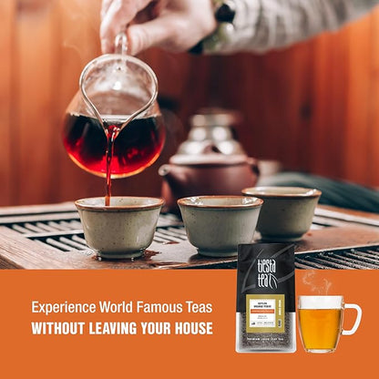 Tiesta Tea - Ceylon Orange Pekoe Black Tea, Loose Leaf, Single Origin Premium from Sri Lanka, Pure Unblended High Caffeinated, Hot or Iced & Brews Up to 200 Cups, 16oz Resealable Bulk Pouch