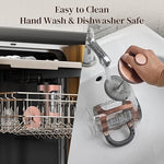 Load image into Gallery viewer, Veken French Press Coffee Maker 21oz 0.6 L, Heat Resistant Thickened Borosilicate Glass,Stainless Steel Brewer,Single Serve Small Pot, Cold Brew Cafetera Teapot for Kitchen Travel Camping, Copper