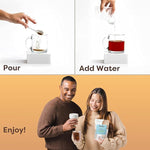 Load image into Gallery viewer, Waka Instant Black Tea Mix Pouch, Decaffeinated - 100% Tea Leaves, No Additives, Unsweetened Tea Powder for 50 Quarts or 200 Cups – Easy Quick Hot and Iced Teas (4.5oz)