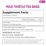 Load image into Gallery viewer, FreshDrinkUS, Premium 135 Milk Thistle Tea Bags, 100% Natural &amp; Pure from Milk Thistle Seeds. Milk Thistle Seed Herbal Tea. Made with Natural Material Tea Bags. No Sugar, No Caffeine, No Gluten, Vegan.