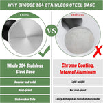 Load image into Gallery viewer, 53mm Black Coffee Tamper Espresso Press with Small Mat 304 Stainless Steel Base Aluminum Handle Barista Tool