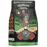 Load image into Gallery viewer, Bones Coffee Company Highland Grog, Butterscotch Caramel Flavored Coffee, Medium Roast Low Acid Arabica Beans Compatible with Auto drip and French Press Coffee Maker, 12 Oz Whole Bean