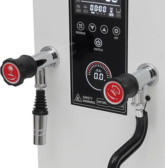 Commercial Milk Frother, 3.2 Gal Capacity Milk Frothers with 1-12h Timer Function 3000W Electric Milk Frother for Heating Beverages, Extracting Tea, and Brewing Milk Froth