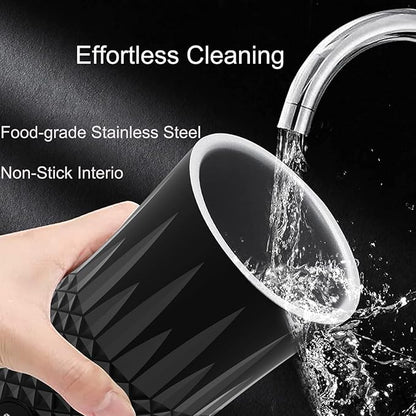 Electric Milk Frother and Steamer - Hot & Cold Milk Foamer with Auto Shut-Off - Quick and Effortless Frothing - 8oz/240ml Milk Warmer for Coffee, Latte, Cappuccino, Hot Chocolates