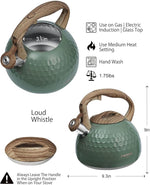 Load image into Gallery viewer, POLIVIAR Tea Kettle, 2.7 Quart Stovetop Tea Kettle, Audible Whistling Teapot, Food Grade Stainless Steel for Anti-Rust, Anti Hot Handle, Suitable for All Heat Sources (JX2020-RH30-2)