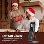 Load image into Gallery viewer, WDT Tool - Coffee Distribution Tool with Magnetic Stand, Adjustable Range Espresso Stirrer, 304 Stainless Steel 6 Needles 0.4mm and 6 Extra Needles 0.25mm