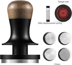 Load image into Gallery viewer, MHW-3BOMBER 58.35mm Calibrated Espresso Tamper 30lbs with Sound Feedback Espresso Tamper Set Comes with Three Additional Bases and A Replacement 20lbs Spring T6175T-OS