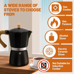 Load image into Gallery viewer, 6 Cup Aluminum Espresso Stovetop Moka Pot Express Coffee Maker Percolator Italian Classic Mocha Coffee Machine for Italian and Cuban Cafe Brewing for Home &amp; Camping 300ml 10oz