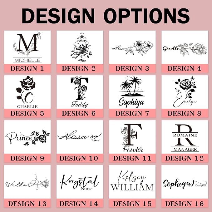 Personalized Tumblers with Engraved Name, Personalized Birthday Gifts for Men Women, Custom 20oz Stainless Steel Coffee Tumbler with Lids and Straws, Custom Travel Cup