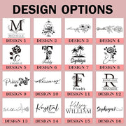 Personalized Tumblers with Engraved Name, Personalized Birthday Gifts for Men Women, Custom 20oz Stainless Steel Coffee Tumbler with Lids and Straws, Custom Travel Cup