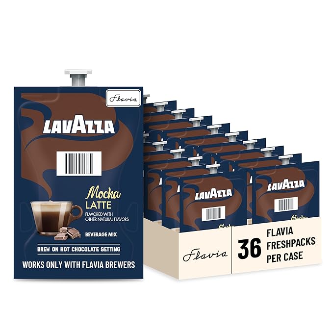 Lavazza Mocha Latte Freshpacks for Flavia Brewers (Pack of 36 Freshpacks)