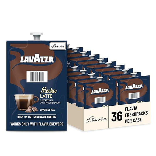 Lavazza Mocha Latte Freshpacks for Flavia Brewers (Pack of 36 Freshpacks)