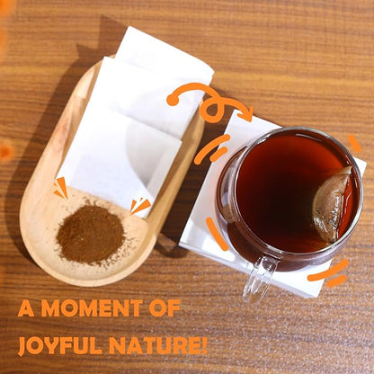 TEARELAE - Chaga Tea - 2g x 40 Count - Wild Harvest from Siberia - 100% Pure Natural Chaga Mushroom Tea Bag - Additive-Free - Non-GMO - Caffeine-free (Pack of 2)