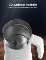 Load image into Gallery viewer, Milk Frother and Steamer, Airyoyo 4-in-1 Milk Frother,Electric Milk Frother Hot&amp; Cold Foam Temperature Control, Auto Shut-Off Frother for Coffee Latte