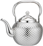 Load image into Gallery viewer, SANQIAHOME 2000ml teapot with Infuser stainless steel Water Boilers lifting handle Tea Maker Water Kettle for Induction/Gas silver