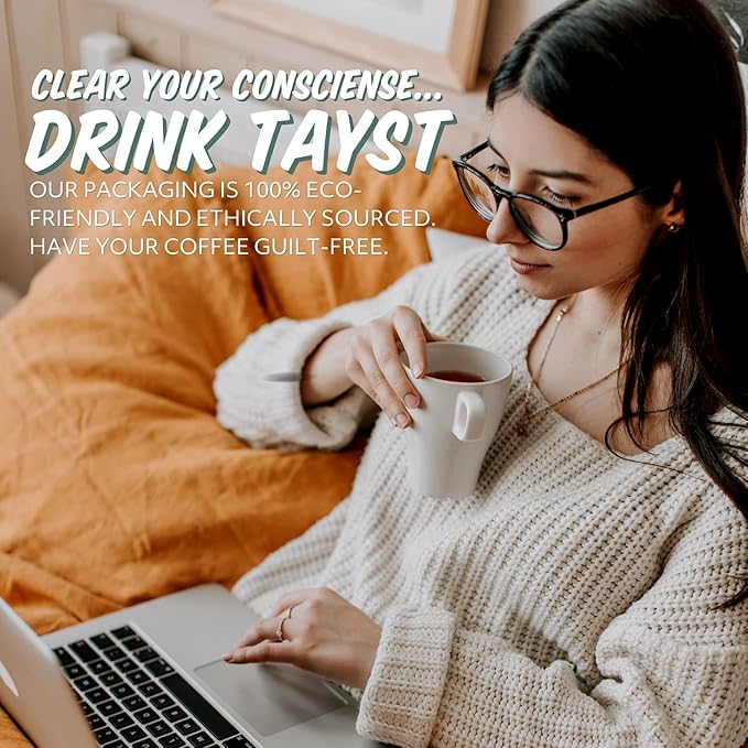 Tayst Coffee Pods, Vanilla Cream Medium Roast, K Cups Compatible with Keurig Coffee Maker, Sustainable Single Serve, Pack of 100