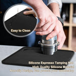 Load image into Gallery viewer, HOMEE Coffee Knock Box with Silicone Coffee Tamper Mat, 4.8 Inch Shock-Absorbent Durable Barista Style Knock Box With Removable Knock Bar and Non-Slip Base, Equipped Anti-Slip Espresso Tamper Mat