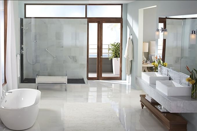 Moen YG0436CH Bathroom Safety 36-Inch Stainless Steel Modern Bathroom Grab Bar, Chrome