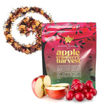 Load image into Gallery viewer, Apple Cranberry Harvest Tea, Organic Loose Leaf Herbal Tea – Real Fruit, Summer Juice, Caffeine-Free, Refreshing Sweet Iced Drink – 4 oz Resealable Bag (Makes 50 Cups)