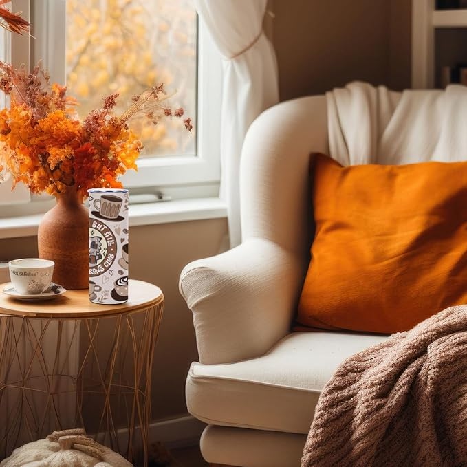 Funny Raccoon 20oz Stainless Steel Tumbler, Coffee Lovers Gifts, Straight Skinny Coffee Mug, Insulated Tumblers Cups Raccoon Gifts for Women Girls, Travel Water Bottle for Office Birthday Christmas