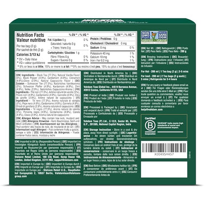 VAHDAM, Vanilla Spiced Chai Tea | 100 Tea Bags | Delicious Blend of Vanilla Masala Chai | Brew Hot, Cold or Iced