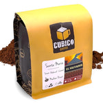 Load image into Gallery viewer, El Salvador Coffee, Ground Coffee, Premium Salvadoran Single Origin Fresh Roasted Ground Coffee | Cubico Coffee | 12 Ounce Bag