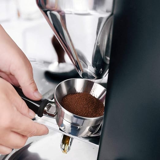 Stainless Steel Espresso Dosing Funnel Compatible with 58mm Portafilter