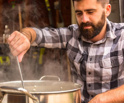 Northern Brewer - MegaPot Stainless Steel Brew Kettle with Volume Markings (15 Gallon w/Valve)