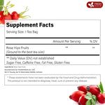 Load image into Gallery viewer, FreshDrinkUS, Premium 55 Rosehip Tea Bags, 100% Natural &amp; Pure from Rose Hip Fruits. Loose Rosehip Herbal Tea. Made with Natural Material Tea Bags. No Sugar, No Caffeine, No Gluten, Vegan.