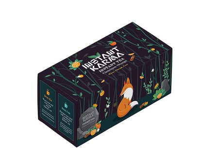 Instant Karma | Cinnamon Orange Instant Tea | All Natural, Caffeine-Free, No Added Sugar | Herbal Wellness Tea 20 Sachets (Cinnamon Orange)