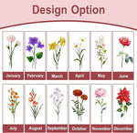 Load image into Gallery viewer, Personalized 40 Oz Tumbler with Handle and Straw, Custom Cup with Name &amp; Birth Flower, Stainless Steel Travel Coffee Tumbler,Personalized Christmas Birthday Gifts for Women, Teen Girls