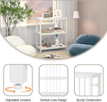 Load image into Gallery viewer, FOLUBAN Small Bookshelf, Modern 3 Tier Book Shelf, Wood and Metal Bookcase for Home Office Living Room Bedroom, White Oak