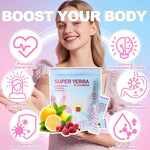 Load image into Gallery viewer, Super Yerba Mate Instant Powder Variety Pack - Citrus, Lemon &amp; Grapefruit Flavors | 30 Servings Each | Energy Boost, Mental Clarity, Gut Health &amp; Satiety | Prebiotics, Probiotics, Hot &amp; Cold Brew, Portable (Lemon)