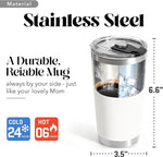 Load image into Gallery viewer, Christmas Gifts for Mom, Women - Gifts for Mom from Daughter, Son - Cool Birthday gifts for Moms, Mothers, Women - Moms Birthday Gift Ideas - Best mom Tumbler 20 Oz Stainless Steel moms Coffee Cup