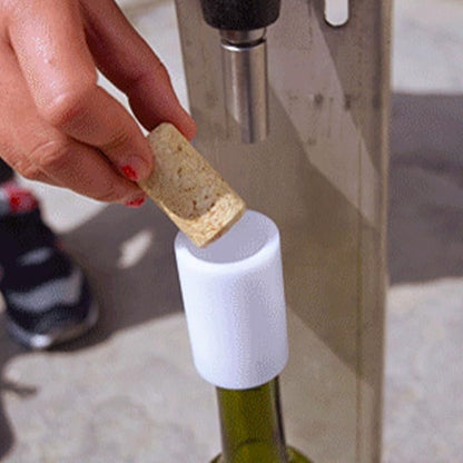 Wine Corker, Hand Wine Bottle Re-corker, Bottle Capper for Bottling, Manual Wine Corking Kit with 2 POM Inserting Stopper, Bottle Cap Pressing Machine Corking Tool