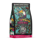 Load image into Gallery viewer, Bones Coffee Company Costa Rica Single-Origin, Cocoa, Nutty and Milk Chocolate Notes, Whole Coffee Beans, Low Acid Medium Roast Arabica Beans Flavored Coffee for Auto drip, 12 oz Whole Bean