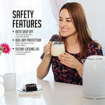 Load image into Gallery viewer, OVENTE Electric Kettle, 1.7L Double Wall Stainless Steel Insulated Water Boiler &amp; Heater for Coffee or Tea, 1100W Fast Boiling with Auto Shut-Off, Boil-Dry Protection &amp; Secure Locking Lid, White KD64W